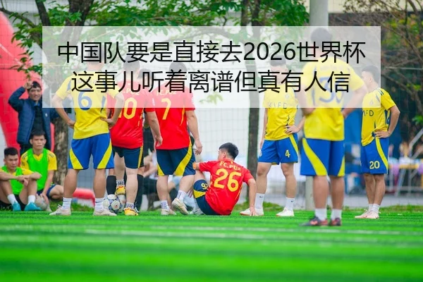 中国队要是直接去2026世界杯这事儿听着离谱但真有人信